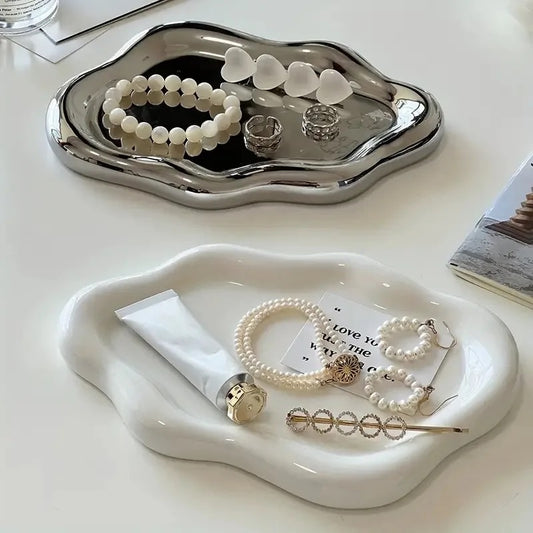 Cloud jewelry tray